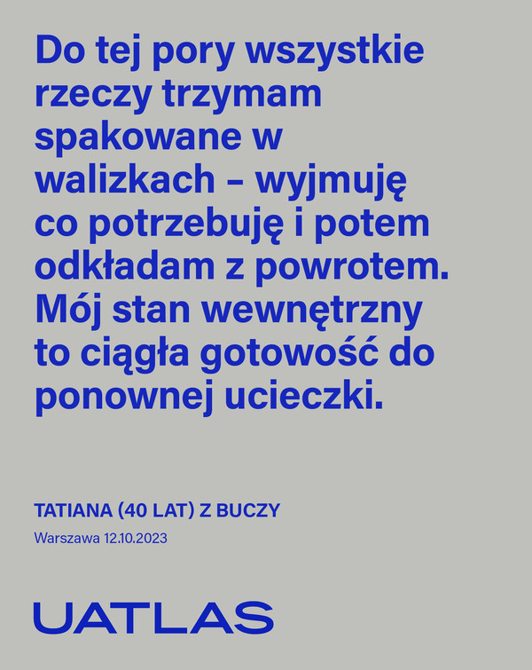 text by Tatyana from Bucha