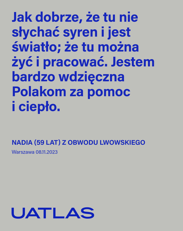 text by Nadia from Lviv Region