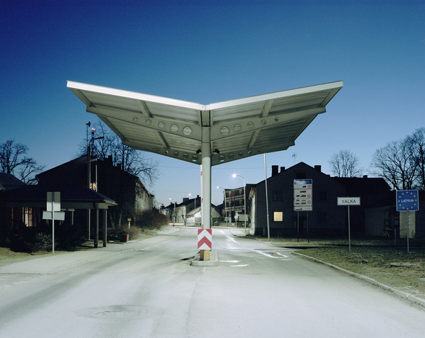 Latvia / Valka / 03.2015 / abandoned checkpoint at Latvian-Estonian border