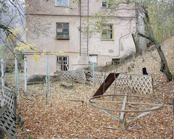 Abandoned playground on Kirov Street.